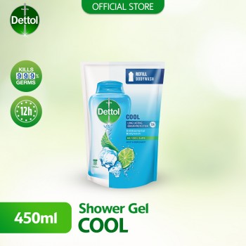Dettol Shower Gel Cool Refill Pouch 450ml