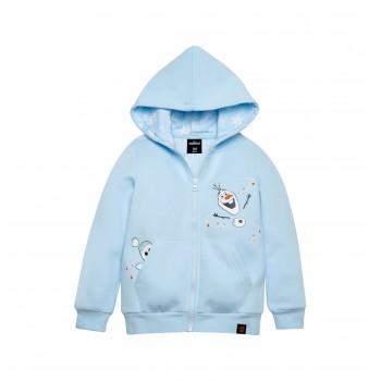 Frozen 2 Series : Olaf - Kids Hoodie Jacket (Blue - Size 100)