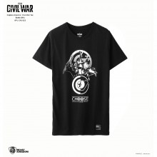 Marvel Captain America: Civil War Tee Battle - Black, Size L (APL-CA3-023)