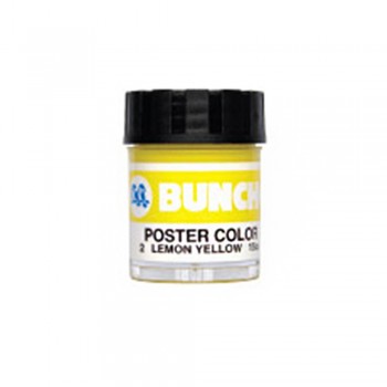 Buncho PC15CC Poster Color 02 Lemon Yellow - 6/Box