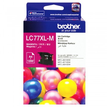 Brother LC-77XL Magenta Ink Cartridge 