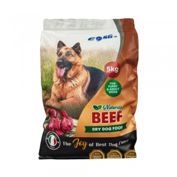 EOSG 7+ Naturals Dry Dog Food - Beef (5KG)