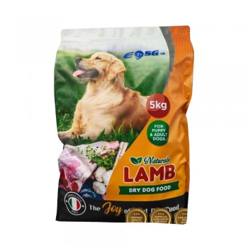 EOSG 7+ Naturals Dry Dog Food - Lamb (5KG)