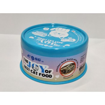 EOSG Premium Japanese Wet Cat Food Chicken and Tuna With Shrimp